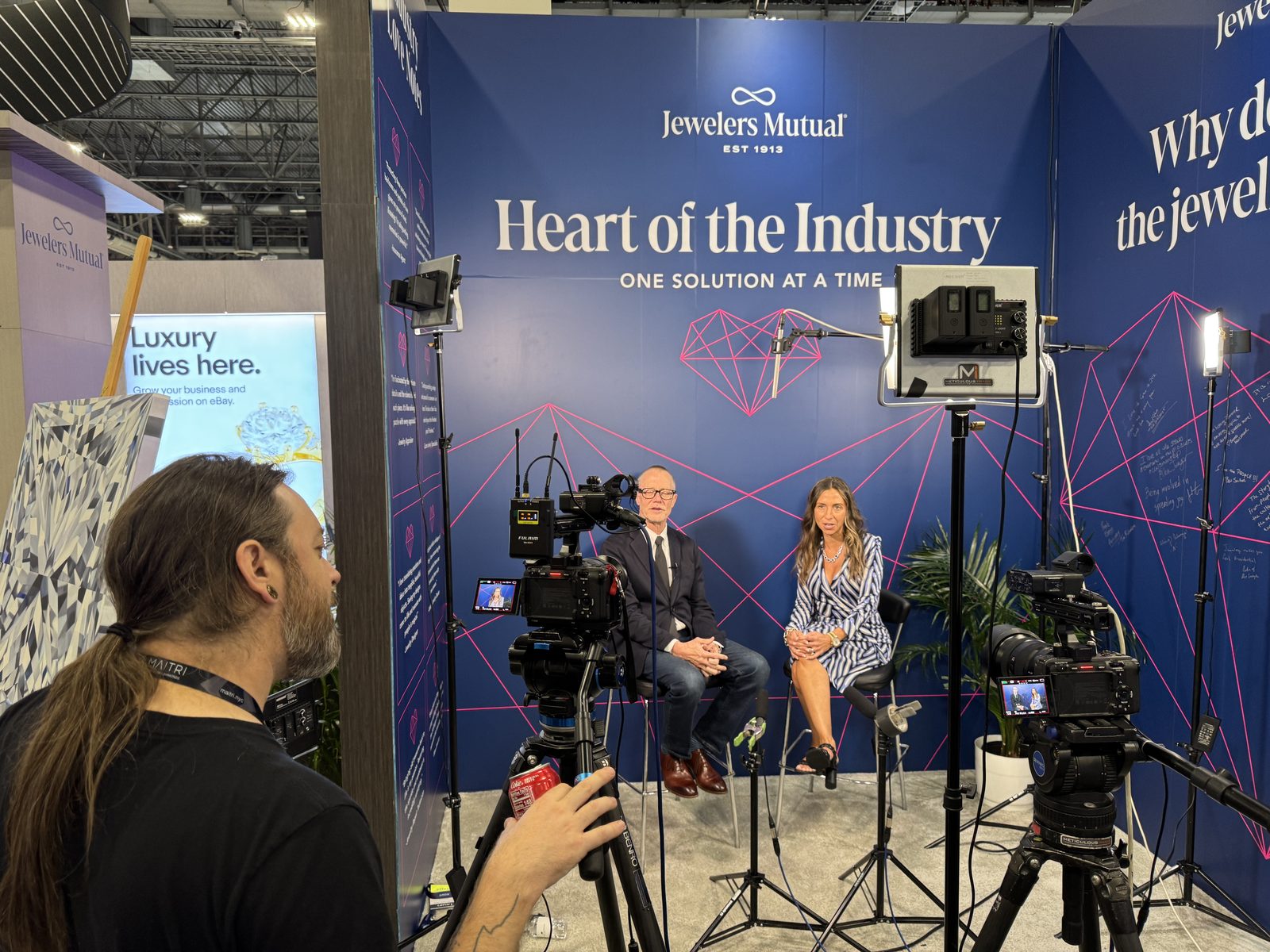 Live event and trade show booth video coverage